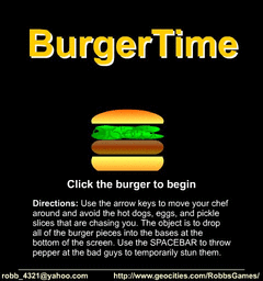 Burger Time screenshot