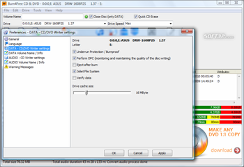 Burn4Free DVD Burning software screenshot 3