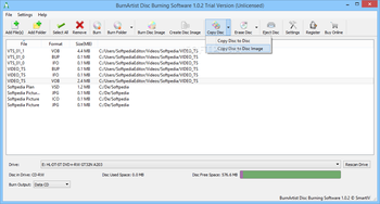 BurnArtist Disc Burning Software screenshot 3