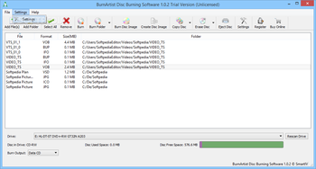 BurnArtist Disc Burning Software screenshot 6