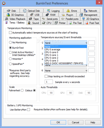 BurnInTest Professional screenshot 13