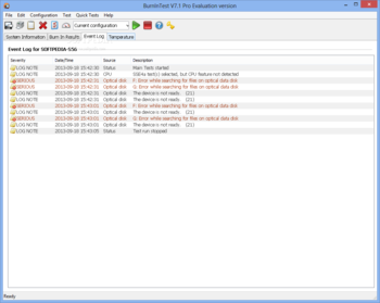 BurnInTest Professional screenshot 3