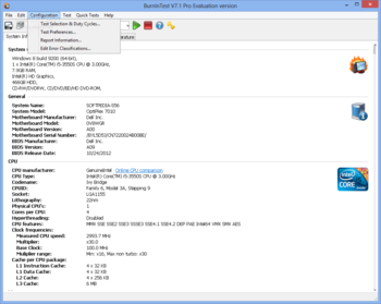 BurnInTest Professional screenshot 6