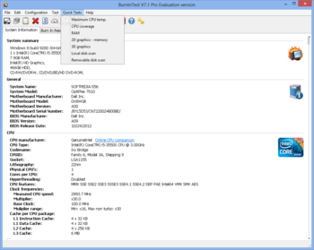 BurnInTest Professional screenshot 7