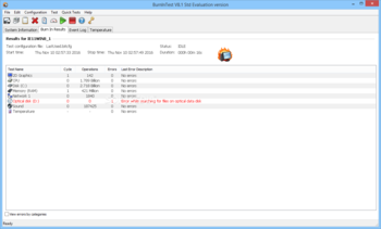 BurnInTest Standard screenshot 2