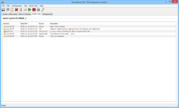 BurnInTest Standard screenshot 3
