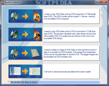 BurnOn CD/DVD screenshot