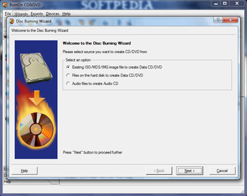 BurnOn CD/DVD screenshot 6