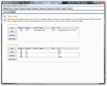 Burp Suite Free Edition screenshot