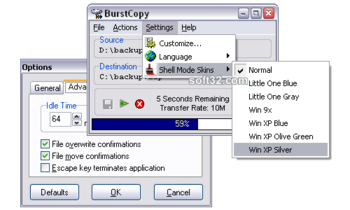 BurstCopy screenshot 2