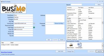 Busi-Contacts screenshot