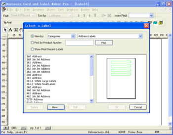 Business Card And Label Maker Pro screenshot