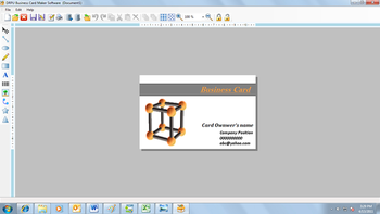 Business Card Maker Software screenshot