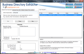 Business Directory Extractor screenshot