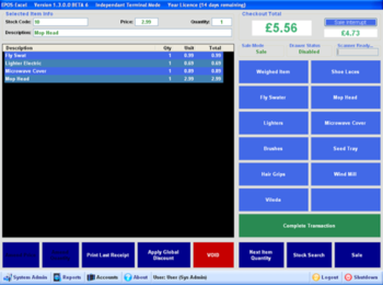Business EPOS-Excel screenshot