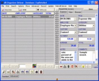 Business Expense Organizer screenshot