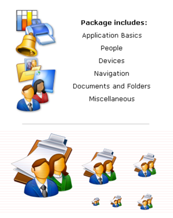 Business Icons Collection (XP) screenshot 2
