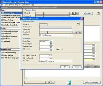 Business Inventory Manager Basic screenshot