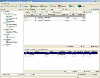 Business management software screenshot 3