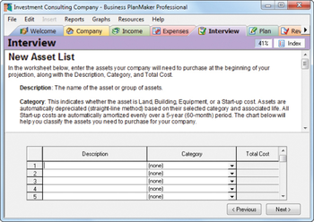 Business PlanMaker Professional Deluxe screenshot 5
