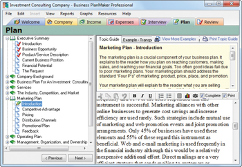 Business PlanMaker Professional Deluxe screenshot 6