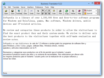 Business Translator screenshot