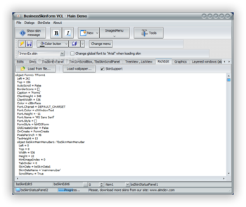 BusinessSkinForm screenshot 10
