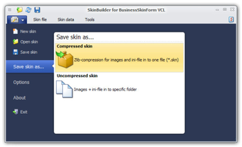 BusinessSkinForm VCL for CB 2009 screenshot