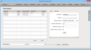 Busy Bee Invoicing screenshot 2