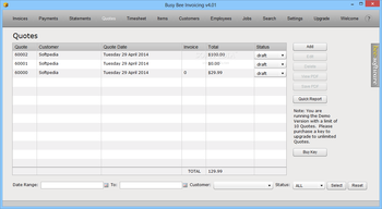 Busy Bee Invoicing screenshot 4