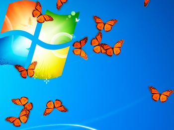 Butterfly on Desktop screenshot