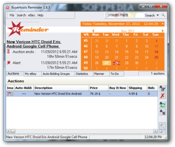 Buyertools Reminder screenshot