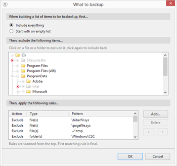 Bvckup 2 screenshot 2