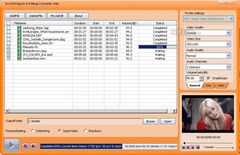 bvcsoft DPG to AVI/MPEG Video Converter screenshot 3