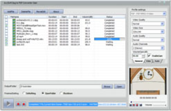 bvcsoft DPG to PSP Video Converter screenshot