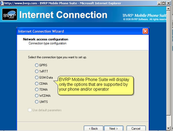 BVRP Mobile Phone Suite screenshot 2