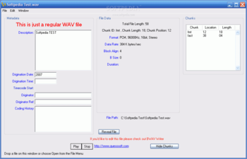 BWAV Reader screenshot