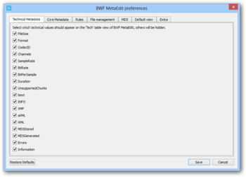 BWF MetaEdit screenshot 6