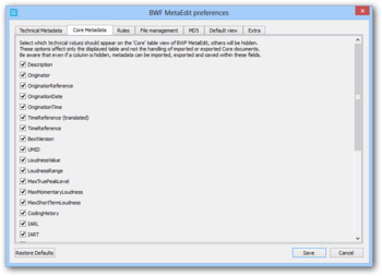 BWF MetaEdit screenshot 7