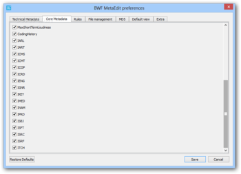 BWF MetaEdit screenshot 8