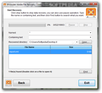 BYclouder Adobe File Recovery screenshot 4