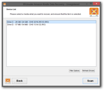 BYclouder Amazon Kindle Data Recovery screenshot 2