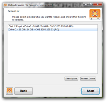 BYclouder Audio File Recovery screenshot 2