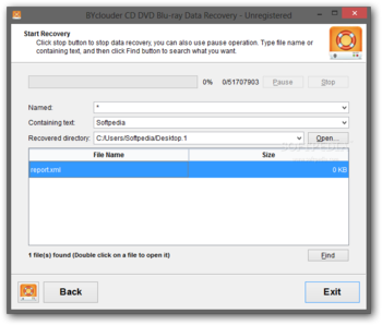 BYclouder CD DVD Blu-ray Data Recovery screenshot 4