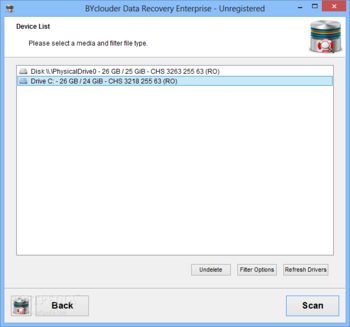 BYclouder Data Recovery Enterprise screenshot 2