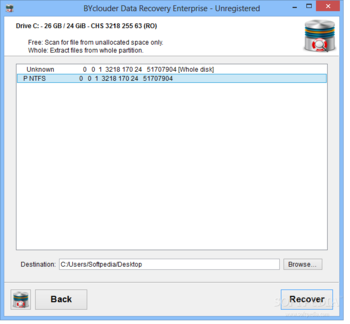 BYclouder Data Recovery Enterprise screenshot 3