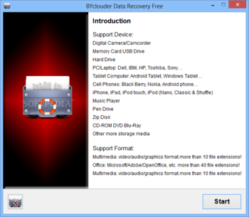 BYclouder Data Recovery Free screenshot