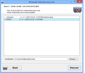 BYclouder Data Recovery Free screenshot 3