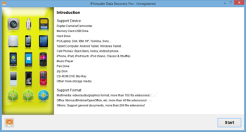 BYclouder Data Recovery Pro screenshot