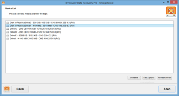 BYclouder Data Recovery Pro screenshot 2
